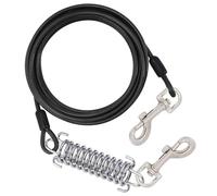 Correa para perros para mascotas, correa para perros pesados, para exteriores, para perros grandes, masticar, a prueba de estiramiento, cuerda de tracción para estirar la cuerda de senderismo