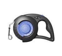 Correa para Perros retráctil - 5 Metros de Cinta para pasear Cachorros, Cinta guía para Perros con Freno para Entrenamiento de Razas Grandes y Medianas - al Aire Libre jardín Camping Paseo