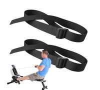 Correa para pies para elíptica, 2 Correas para elípticas para Fitness: Piezas para ejercitador de piernas Debajo del Escritorio, Correa para para Gimnasio, máquina de Cables, Hebilla de regu