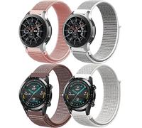 Correa para Samsung Galaxy Watch 3 45mm/Gear S3 Frontier, Correas Reloj 22mm Nylon Deportiva para Huawei Watch Gt2/Gt4/Gt3/Gt/2 46mm, Amazfit Gtr /2,Bip 5,Gtr 3 /Pro, Garmin Venu 2/Forerunner 255, 4ST