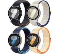 Correa para Samsung Galaxy Watch 6/4/5 40mm 44mm/Watch 5 Pro, Correas Reloj 20mm Nylon para Garmin Forerunner 245/Vivoactive 3/4S,Amazfit Gts 2/4 Mini,Bip,Gts 2/4/3,Gtr 4/Min,Big U/Pro,Bip 3 /Pro,4ST