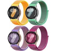 Correa para Samsung Galaxy Watch 6/4/5 40mm 44mm/Watch 5 Pro, Correas Reloj 20mm Nylon para Garmin Forerunner 245/Vivoactive 3/4S,Amazfit Gts 2/4 Mini,Bip,Gts 2/4/3,Gtr 4/Min,Big U/Pro,Bip 3 /Pro,4ST