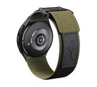 Correa para Samsung Galaxy Watch 7/6/5/4/FE 40mm 44mm/5 Pro 45mm/4 Classic 42mm 46mm/6 Classic 43mm 47mm, Correa 20mm Nylon para Garmin Vivoactive 3/5, Venu 2 plus, Forerunner 165/245(Negro/Verde)