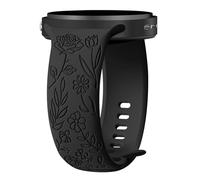 Correa para Samsung Galaxy Watch 9/8 40 mm/44 mm/8 Classic 46 mm | Sunflower Engraved strap,Dos tonos Desin,No Gap Soft Silicone Sport wristband