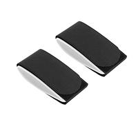 Correa para Snowboard de esquí, Soporte Duradero y Conveniente para Tabla de esquí y Bastones para Snowboard, Portador de Hombro Negro Rojo para Adultos, Nailon de 18,1 Pulgadas, 2 Unidades