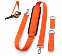 Correa para Soplador de Hojas para Stanley FatMax SFMCBL730B-XJ, Acolchada Ajustable, Correa de Hombro con Ganchos Metálicos y Lazos de Fijación, Jardinería,B Orange