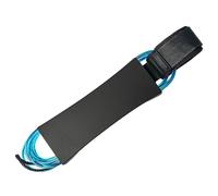 Correa para tabla de surf, cuerda de TPU resistente en línea recta de 3 m con acero inoxidable | Fijación segura y cómoda para surf de remo, skimboa