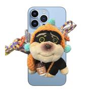 Correa para teléfono móvil, correa de teléfono,Cordón de perro de abeja de peluche para teléfono alrededor del cuello - Collar de transporte decorativo para teléfono móvil, dibujos animados, C, K767