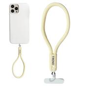 Correa para teléfono móvil genérica - Abalorio multicolor para teléfono, correa de muñeca anticaída para teléfono móvil, para mujeres, hombres, adolescentes, amigos y familias, beige, Se référer au