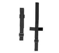 Correa para trona Hauck,Accesorio Hauck Alpha Plus,Juego de correa para la entrepierna y protector de correa para trona Safety 1st,Poder para niños,Correa delantera,2 piezas(en Negro)