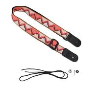 Correa para Ukelele, Ukelele Bohemio Hawaiano, Cinturón Trasero, Longitud Ajustable, Estilo Retro, Correa de Hombro Tejida de Nailon para Uke (Estilo 2)
