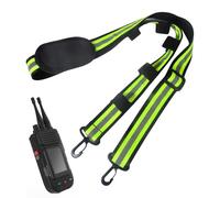 Correa para walkie talkie para profesores, cordón reflectante ajustable para walkie talkie, accesorios deportivos para cinturón de altavoz, chaleco de comunicaciones para profesores, linterna, caza