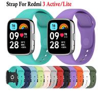 Correa para Xiaomi Redmi Watch 3 Active/Lite, correa de silicona, pulsera para Redmi 3 Lite/Active, correas de repuesto para reloj Water Green Redmi Watch 3 Lite