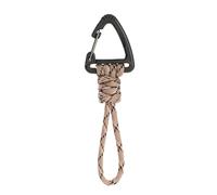 Correa paracord para mochila, llavero paracord para mochila | Correa de llavero de muñeca exterior antipérdida | Correa pequeña para llaves, bolsos, carpas, cordón portátil para o, Hebilla Triangular