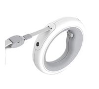 Correa Perro Correr Anillo Retráctil para Correa De Perro, Iluminación Led, Collar Flexible para Mascotas, Ajustable Tracción para Perros Y Cachorros Antideslizantes Reforzada(G)