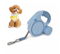 Correa Perro Extensible 5 Metros para Perros, Correas Extensibles Pensativo con Linterna, Correa Retráctil Perros para Adiestramiento y Paseo, Correa Flexible Larga, Bloqueo Seguro y Sin Enredos
