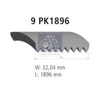 Correa poly V DT SPARE PARTS 4.81436
