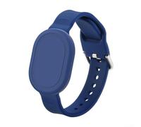Correa posicionadora para Xiaomi Tag, cómoda silicona antipérdida, agradable al tacto, localizador de correa de reloj para niños (azul oscuro)
