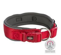 Correa premium, extra ancho 40-48 cm/40 mm rojo/grafito