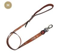 Correa Premium para Perros de Star Wars - Negro y Naranja - Talla M - Mosquetón para Collar Incluido - Elaborada en Polyester - Detalles en 3D - Producto Original Diseñado en España