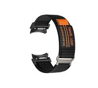 Correa Quic kFit Compatible con Samsung Galaxy Watch Series 6 5 4 44mm 40mm/6Classic 47mm 43mm/4 Classic 46mm 42mm/5 Pro 45mm Sin espacios Trail Loop Band(Black black,For Galaxy Watch 6classic 43/47mm