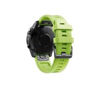 Correa Quic kFit de 22mm 26mm Compatible con Garmin Epix Gen 2 /Garmin Fenix 7 7X 5Plus 6XPro Enduro 2, accesorios de correa de silicona(Green,For Width 22mm)