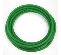 Correa redonda, correa de transmisión de poliuretano de varios tamaños Partículas de PU Correa rugosa verde para transmisión de transmisión Embalaje, impresión, máquina de hilado (8mm*5m)