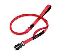 Correa reflectante para mascotas con cierres de ajuste para caminar y viajar, todas las razas de perros que absorben los golpes