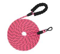 Correa reflectante para perro, resistente para perros medianos y grandes, tiras reflectantes elásticas, extra largas, correas de nailon duraderas, ideal para paseos nocturnos, entrenamiento al aire