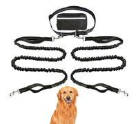 Correa Reflectante para Perros - Cable Largo de Nailon Resistente con de Almacenamiento Perros medianos y Grandes Que Caminan, corren, acampan, recuerdan, entrenan, controlan el