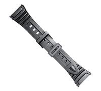 Correa reloj Compatible con Casio W-96H Ref 577EA1-10076822 | Pulsera negra hecha en resina de poliuretano goma - Revisar grafico de medidas para verificar compatibilidad