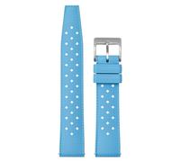 Correa Reloj Goma FKM 20/22mm, Correa de Reloj Tropical Suave Resistente Agua Respirable con Liberación Rápida con 2 Presillas de Fijación, Correas de Reloj de Buceo de Repuesto para Hombres Mujeres