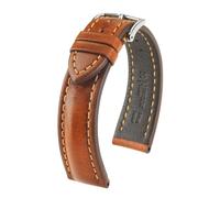 Correa Reloj Hirsch Lucca Cuero Marrón 20 mm, Talla L