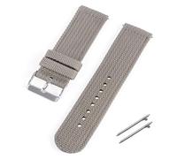 Correa reloj hombre Correa reloj Loop, Correa de reloj de lona de nailon de 18 mm, 20 mm, 22 mm, 24 mm, correa suave tejida, pulsera universal for hombres y mujeres, pulsera deportiva de liberación rá
