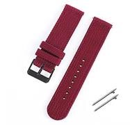 Correa reloj hombre Correa reloj Loop, Correa de reloj de lona de nailon de 18 mm, 20 mm, 22 mm, 24 mm, correa suave tejida, pulsera universal for hombres y mujeres, pulsera deportiva de liberación rá