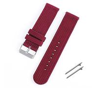 Correa reloj hombre Correa reloj Loop, Correa de reloj de lona de nailon de 18 mm, 20 mm, 22 mm, 24 mm, correa suave tejida, pulsera universal for hombres y mujeres, pulsera deportiva de liberación rá