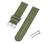 Correa reloj hombre Correa reloj Loop, Correa de reloj de lona de nailon de 18 mm, 20 mm, 22 mm, 24 mm, correa suave tejida, pulsera universal for hombres y mujeres, pulsera deportiva de liberación rá
