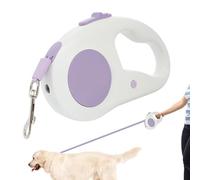 Correa Retráctil Canina - Cinta Extensible para Mascotas con Luz LED De 5 Metros,Cuerda para Perros Resistente,Al Aire Libre Parque Entrenamiento Viaje Ejercicio Playa Camping