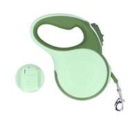 Correa Retráctil con Correa para Perros, Correa de Mascota de Manejo de Agarre Cómodo con Luz para Caminar Al Aire Libre Diferentes Entornos de Caminata 5m (Green)