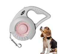 Correa Retráctil Exterior para Perros,Cinta Paseo Nocturno 5 M | Guía Razas Medianas Grandes con Frenos - Exterior Playa Jardín Camping Caminata