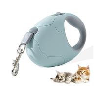 Correa retráctil Flexi-Friend para perros pequeños y medianos, diseño ergonómico, cordón de nailon resistente de color verde fluorescente, p