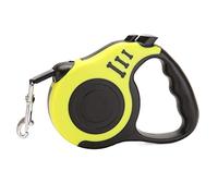Correa retráctil for Perros de 3/5 m, Correa Nailon for Mascotas, portátil for Grandes y pequeños Uso Diario(3,3M)