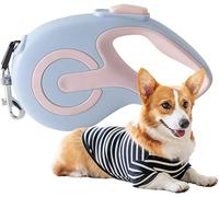 Correa Retráctil For Perros, Freno Y Bloqueo con Un Botón, Sin Enredos, Cinta De Nailon Resistente, Correa Retráctil For Perros De hasta 15 Kg(Color:D,Size:S)