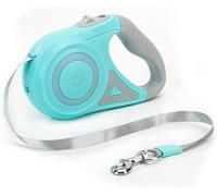 Correa Retráctil For Perros - Freno Y Bloqueo Sencillos Con Un Solo Botón - Cinta De Nailon Reflectante Mango Antideslizante, Correa Libre De 360° Que Se Extiende Hasta 3 M De Flexibilidad Y Protecció