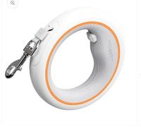 Correa retráctil para mascotas UFO - Versión Lite (naranja)