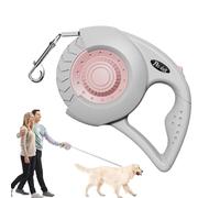 Correa retráctil para perro, cuerda de nailon resistente, correa para pasear perros con mango antideslizante y control de freno con mano, correa de entrenamiento duradera para perros medianos y