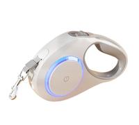 Correa retráctil para perro - Longitud ajustable, material resistente, estilo de mango ergonómico, mecanismo retráctil liso, dispositivo de control seguro para mascotas | para Le Jogging,