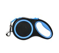 Correa retráctil para perros, 5 m/8 m, ajustable para perros pequeños/grandes, paseos, excursiones y bulldog francés (azul, 8 m - 50 kg)