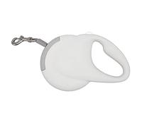 Correa retráctil para Perros Automática Durable Rotación Libre de 360 Grados Comodidad Correa retráctil para Mascotas a Prueba de explosiones para Perros Caminando Corriendo (Gris Blanco)