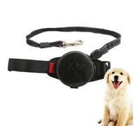 Correa retráctil para perros, correa de correr para cachorros extensible a manos libres de 10 pies, bloqueo automático, cinturón ajustable para caminar, correr, viajar para perros de talla mediana